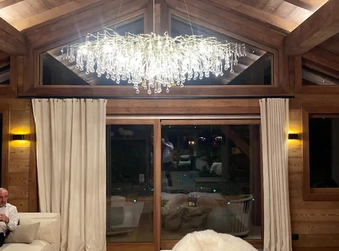 Whymper Avec Piscine 150m Telepherique Dağ evi Megève